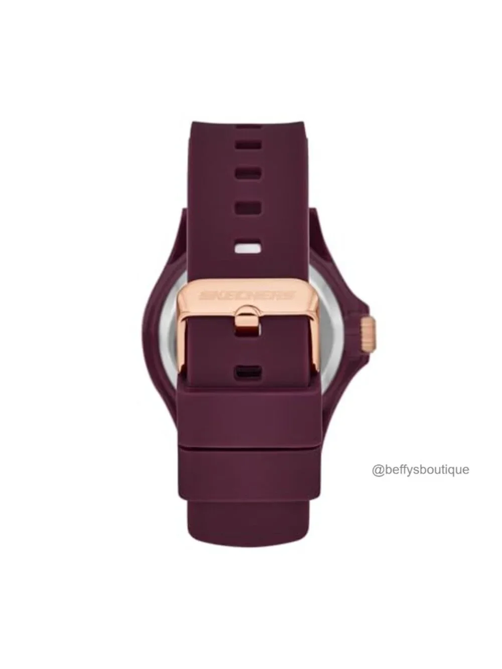 Skechers SR6344 Women's 40mm Analog Silicone Strap Watch Water Resistant Quartz